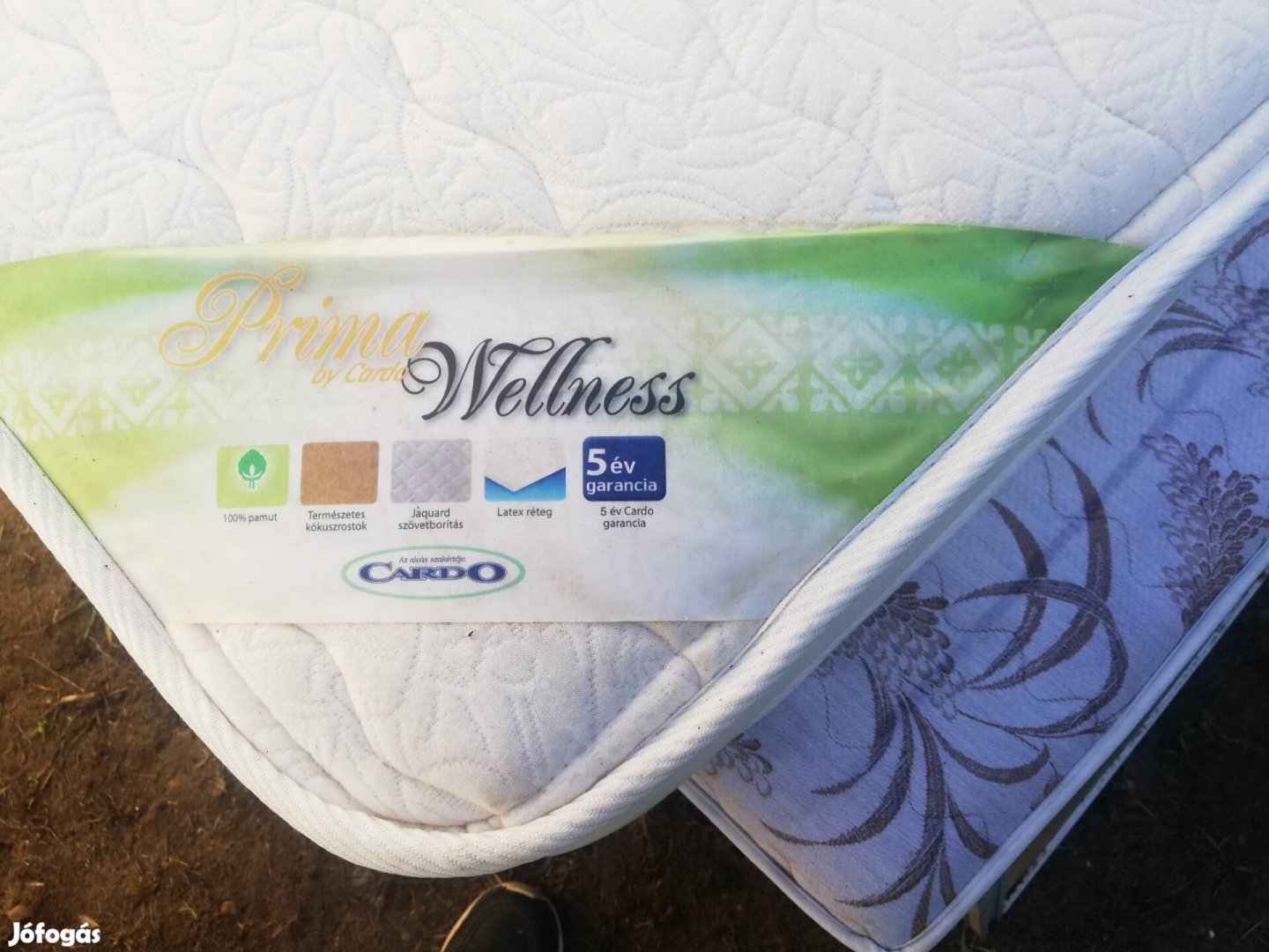 Cardo wellness matrac 80x200cm x18cm,, 100pamut