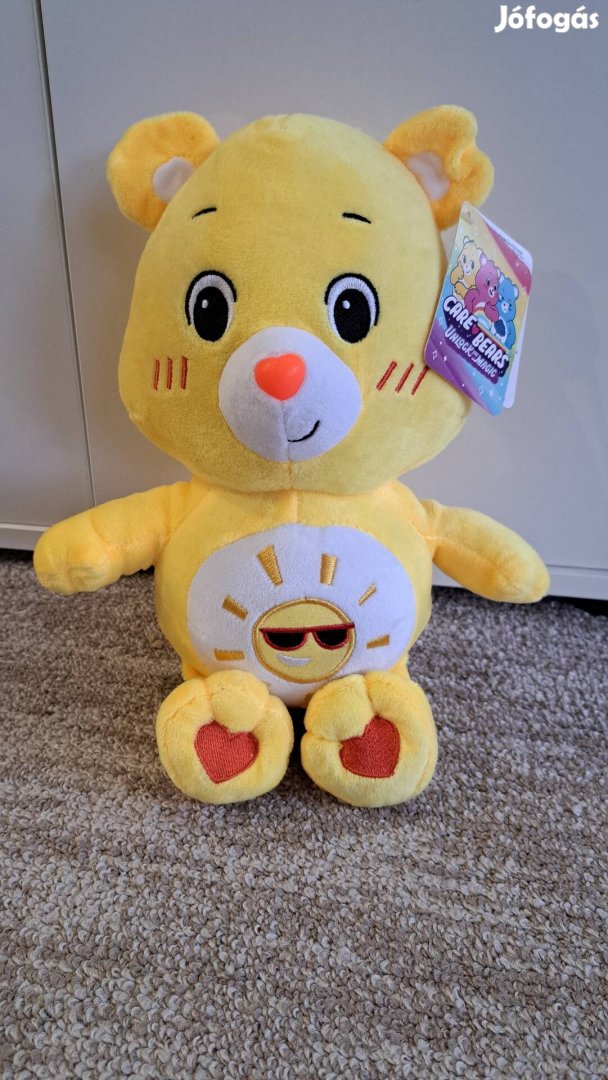 Care Bears: Funshine Bear (Gondos Bocsok) 31cm Új Cimkés