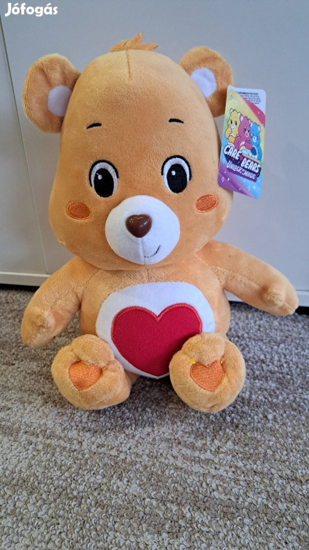 Care Bears: Tenderheart Bear (Gondos Bocsok) 31cm Új Cimkés