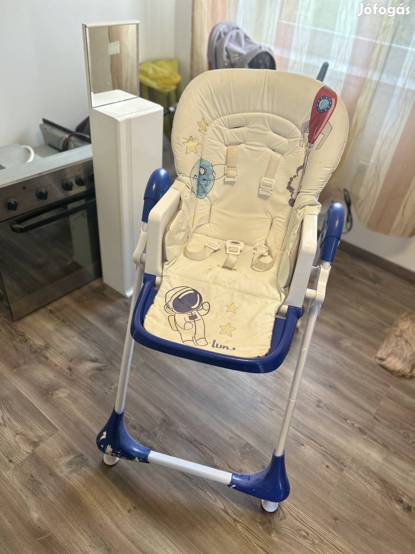 Caretero Etetőszék Luna kék