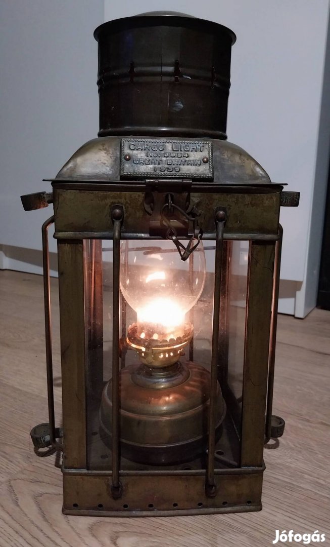 Cargo Light No.1854 Great Britain reprodukció petroleumlámpa 