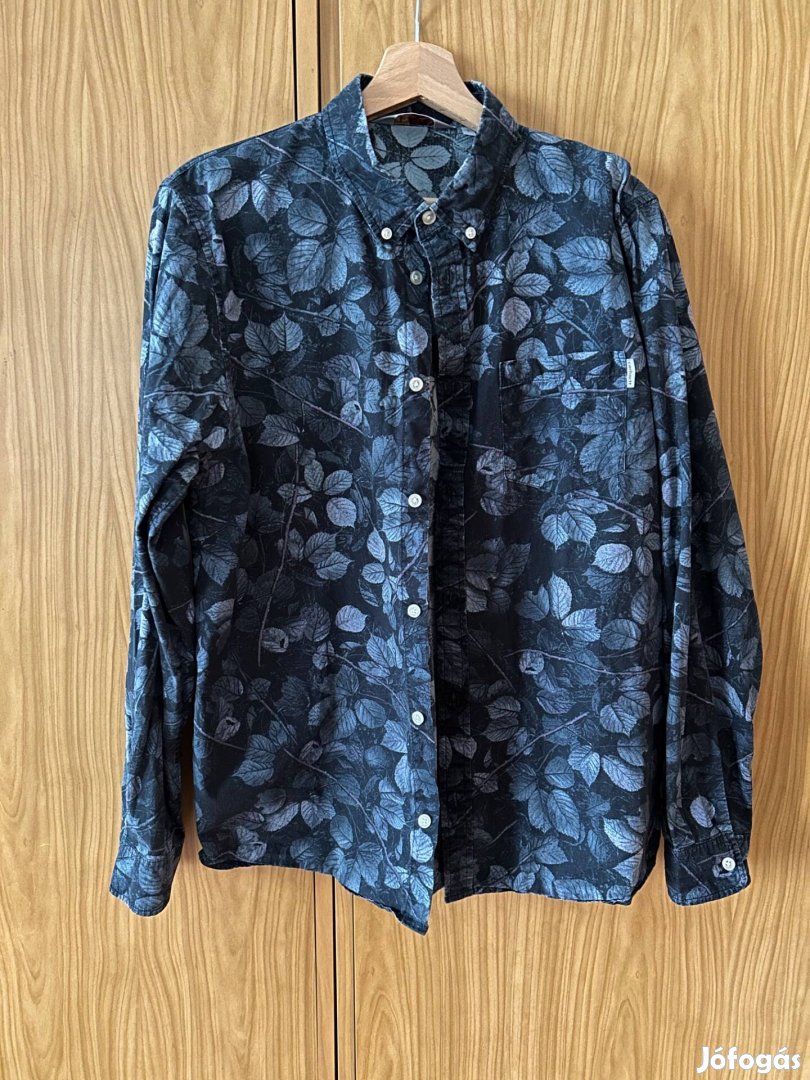 Carhartt WIP LS Rocha Shirt L méret, levélmintás