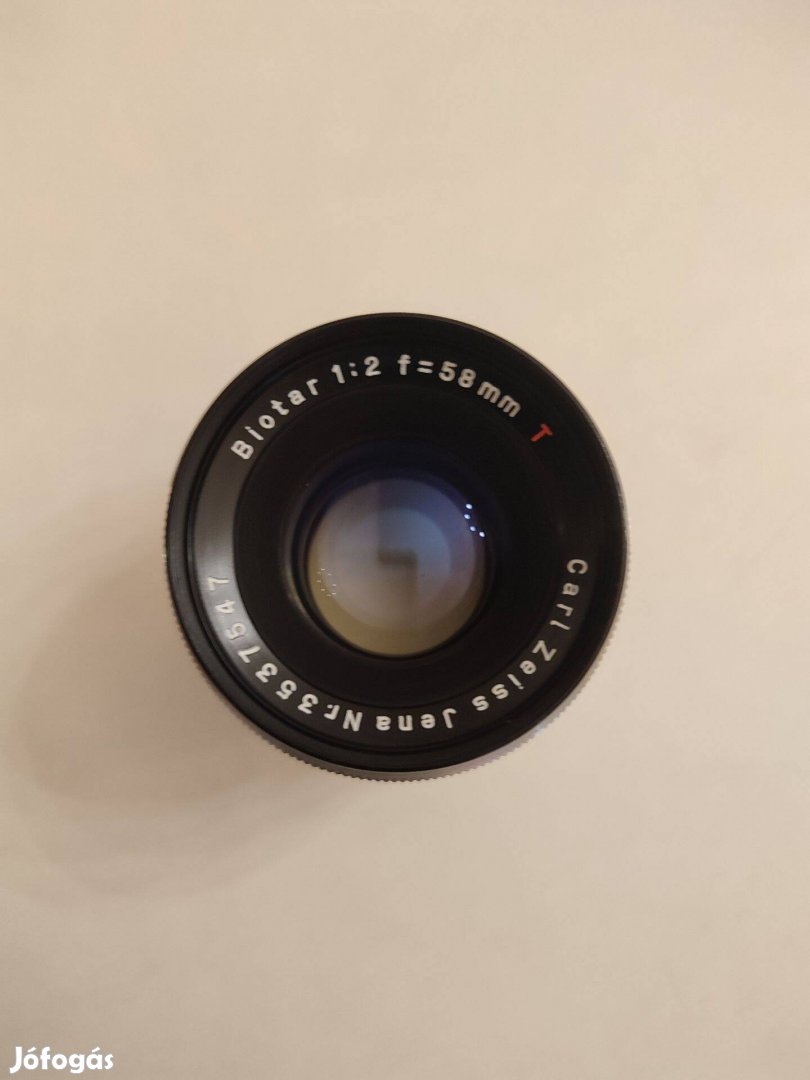 Carl Zeiss Jena Biotar T 58mm F2 M42 12 lamellás makulátlan