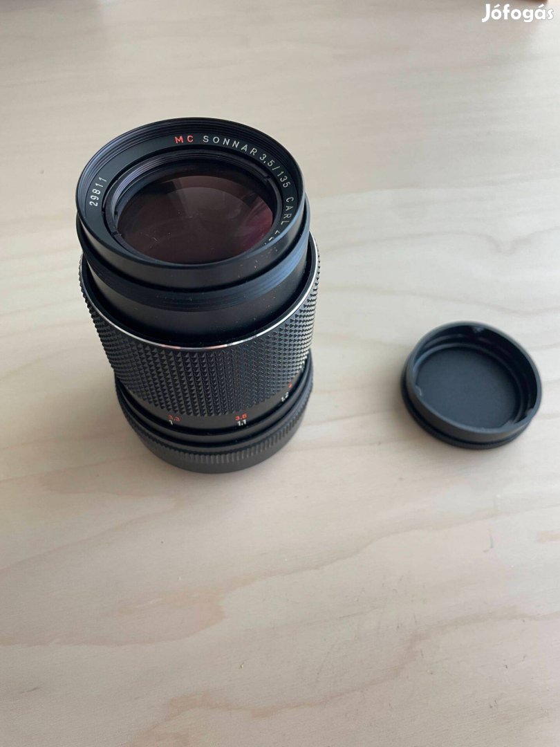 Carl Zeiss Jena MC Sonnar 3.5/135 m43 fényképező / kamera objektív