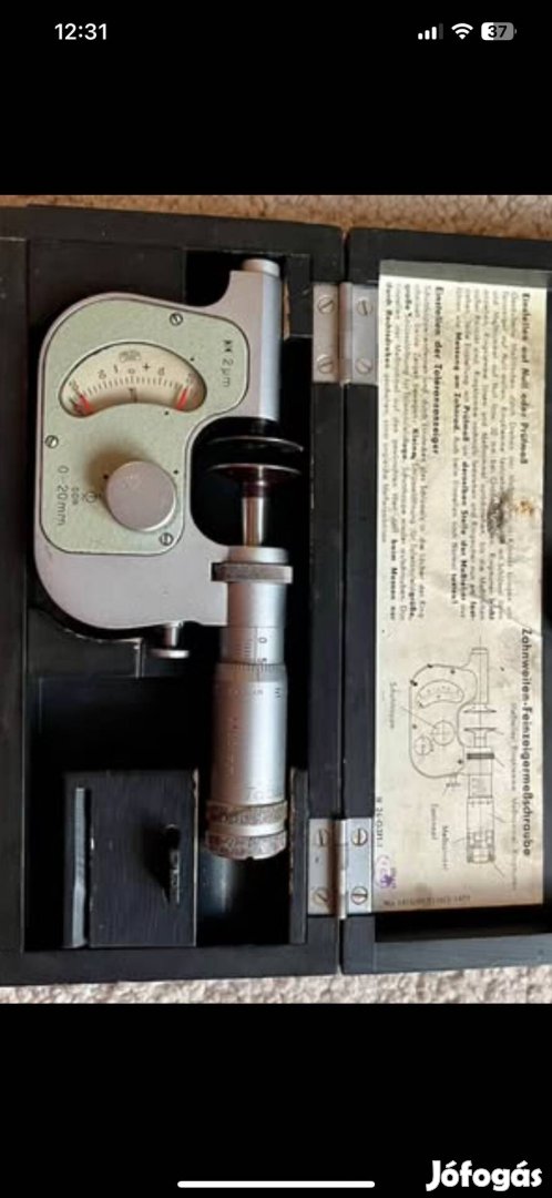 Carl Zeiss Mikrométer műszer