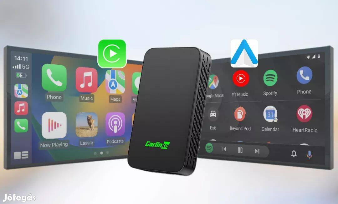 Carlinkit vezeték nélküli Carplay / Android Auto adapter