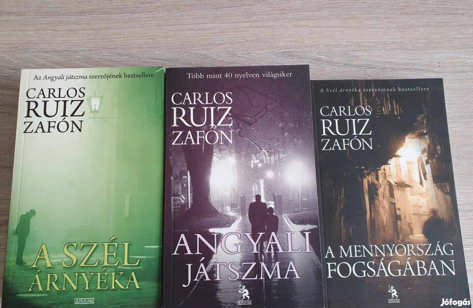 Carlos Ruiz Zafon 3 dob -os könyvcsomag
