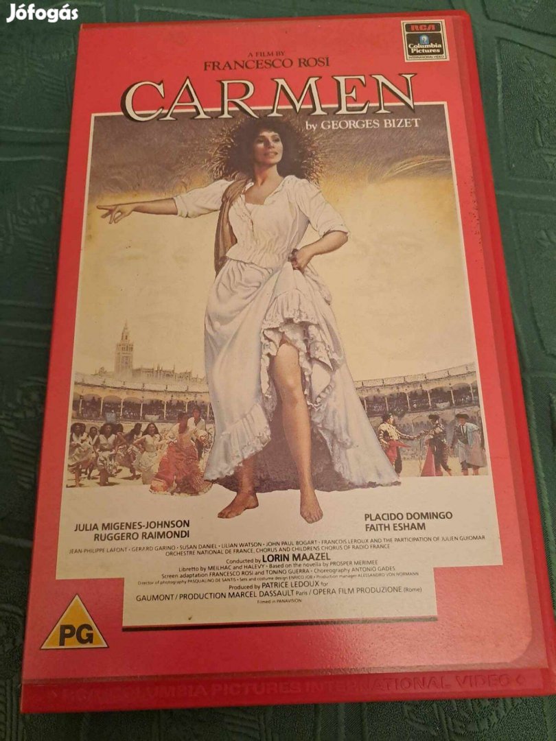 Carmen VHS - 1984-es film Placido Domingoval