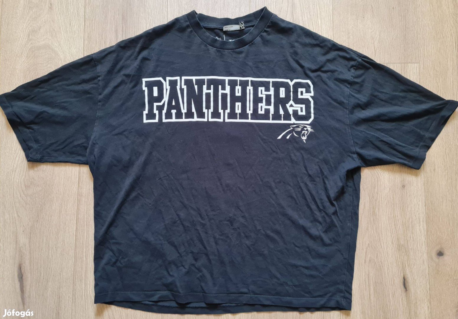 Carolina Panthers NFL amerikai foci frövidujjú pamutpóló aláöltöző M