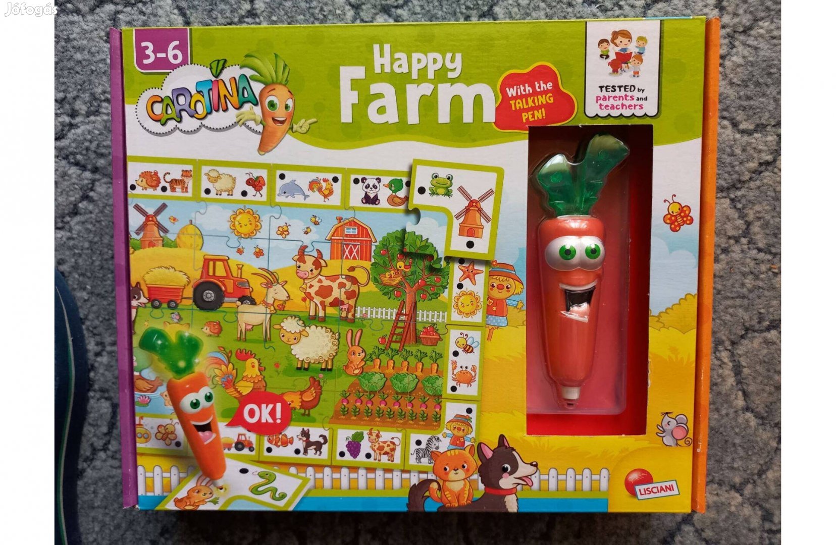 Carotina Vidékre utazik Happy farm oktató játék Új