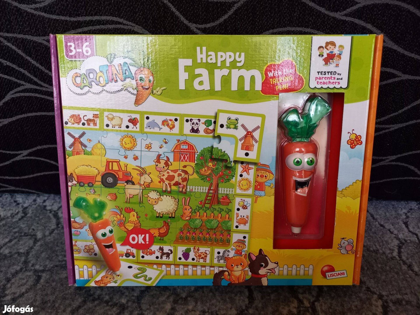 Carotina Vidékre utazik Happy farm oktató társasjáték Új