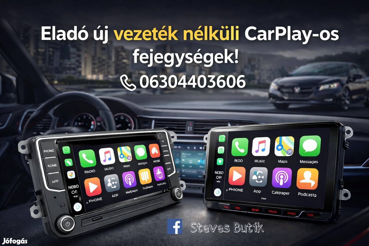 Carplayos multimédiás volkswagen autórádiók!