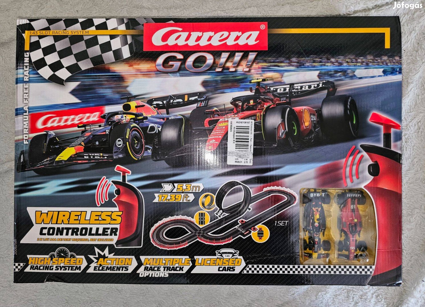 Carrera GO 62581, bontatlan, új, vezeték nélküli vezérlő