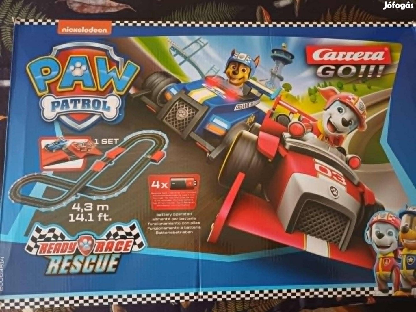 Carrera GO Mancs őrjárat elektromos versenypálya