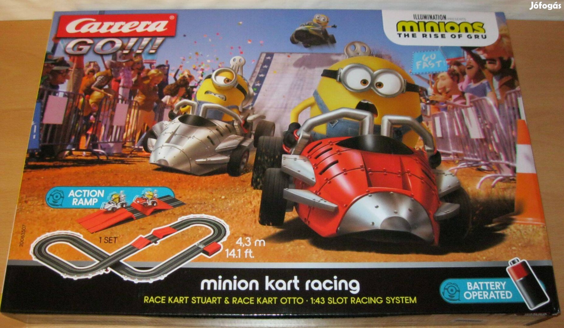 Carrera Go Minion Kart Racing minyonok autópálya szett