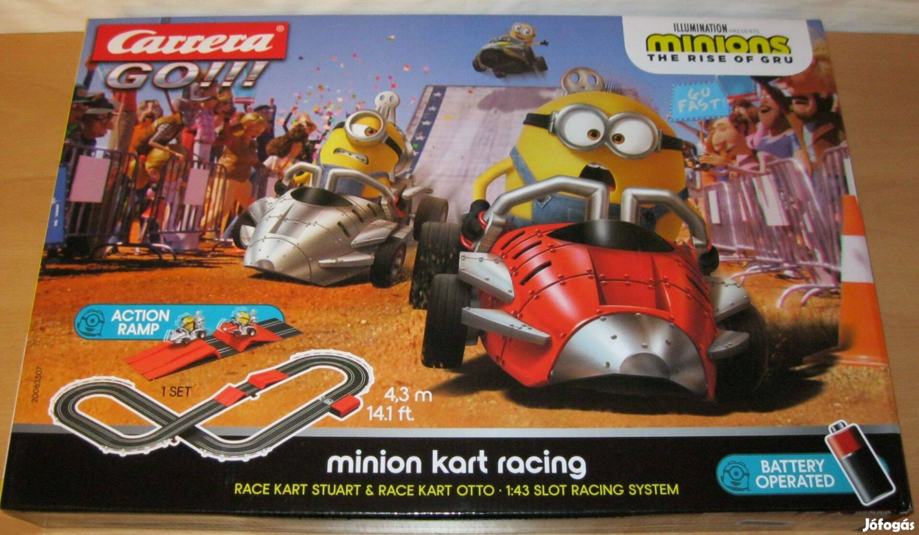 Carrera Go Minion Kart Racing minyonok autópálya szett