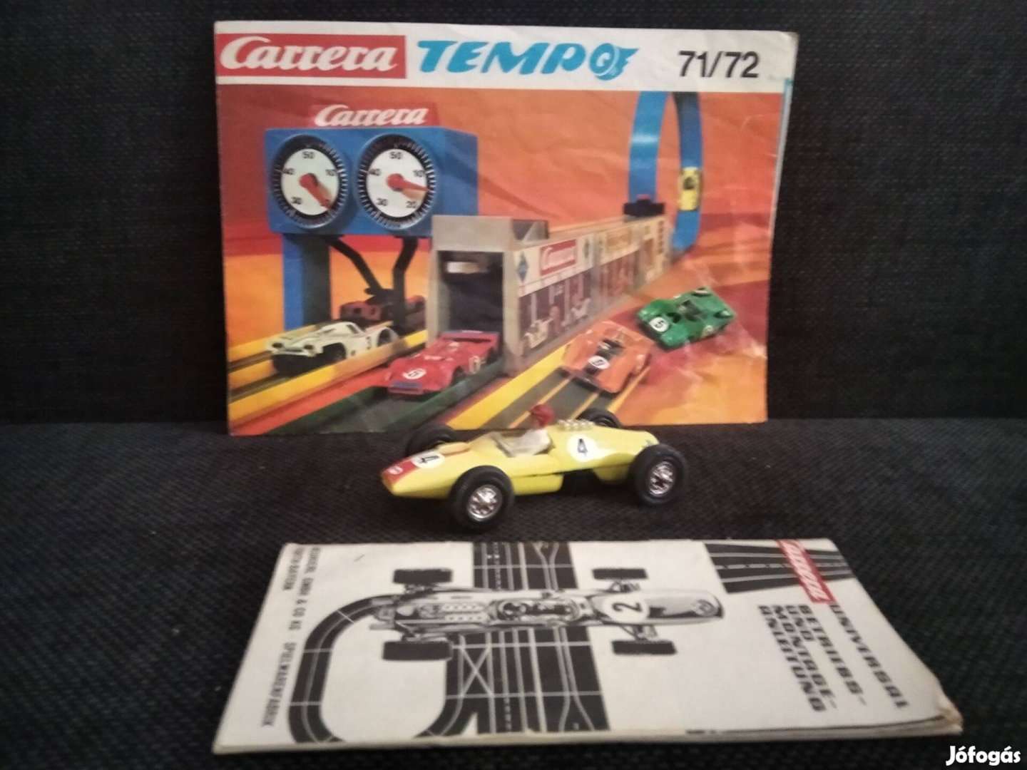 Carrera tempo 71/72 versenyautó prospektussal,leírással