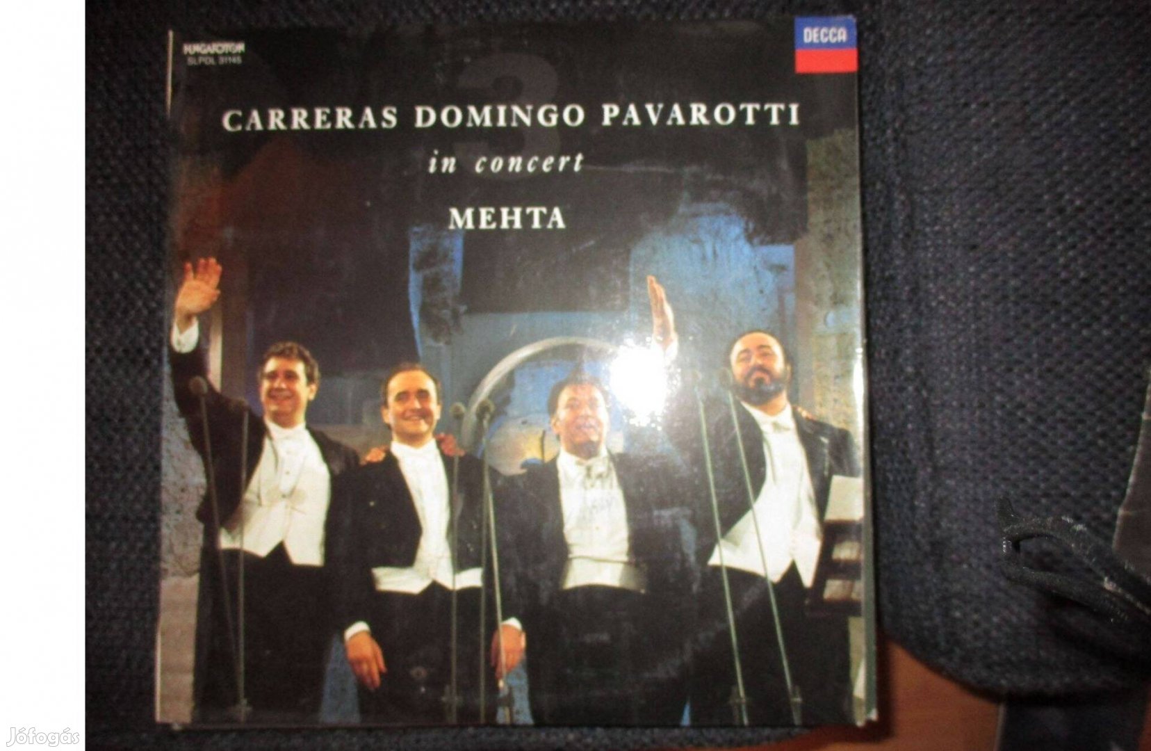 Carreras, Pavarotti bakelit hanglemezek eladók