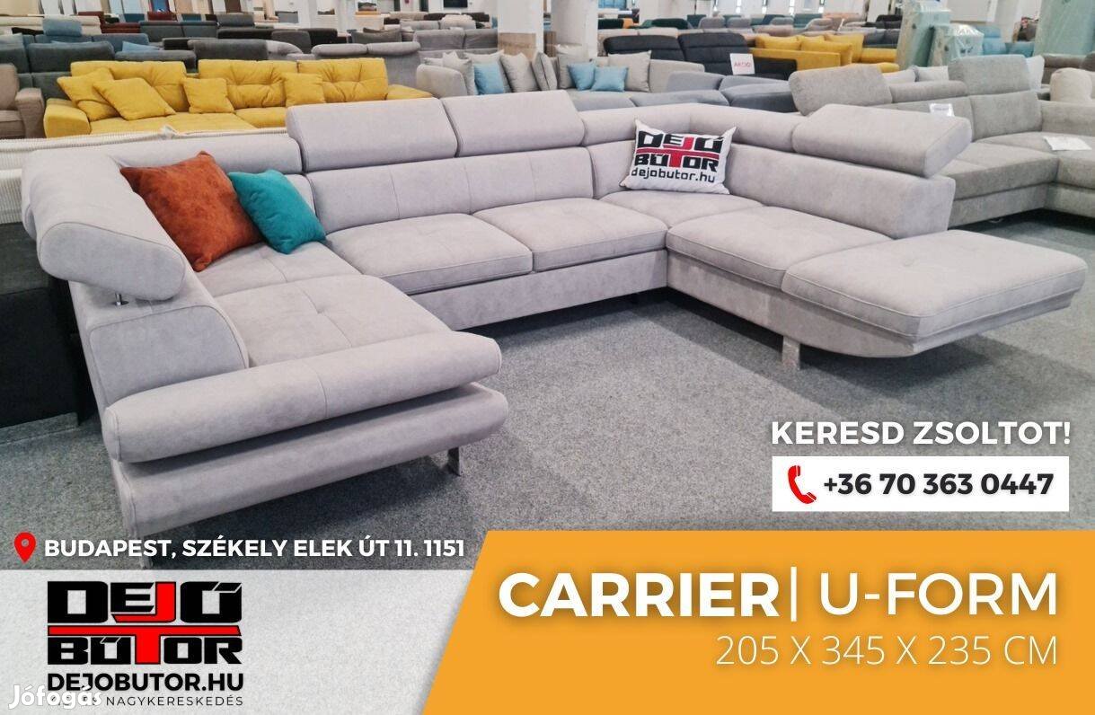 Carrier sarok kanapé bútor ülőgarnitúra 205x345x235 cm