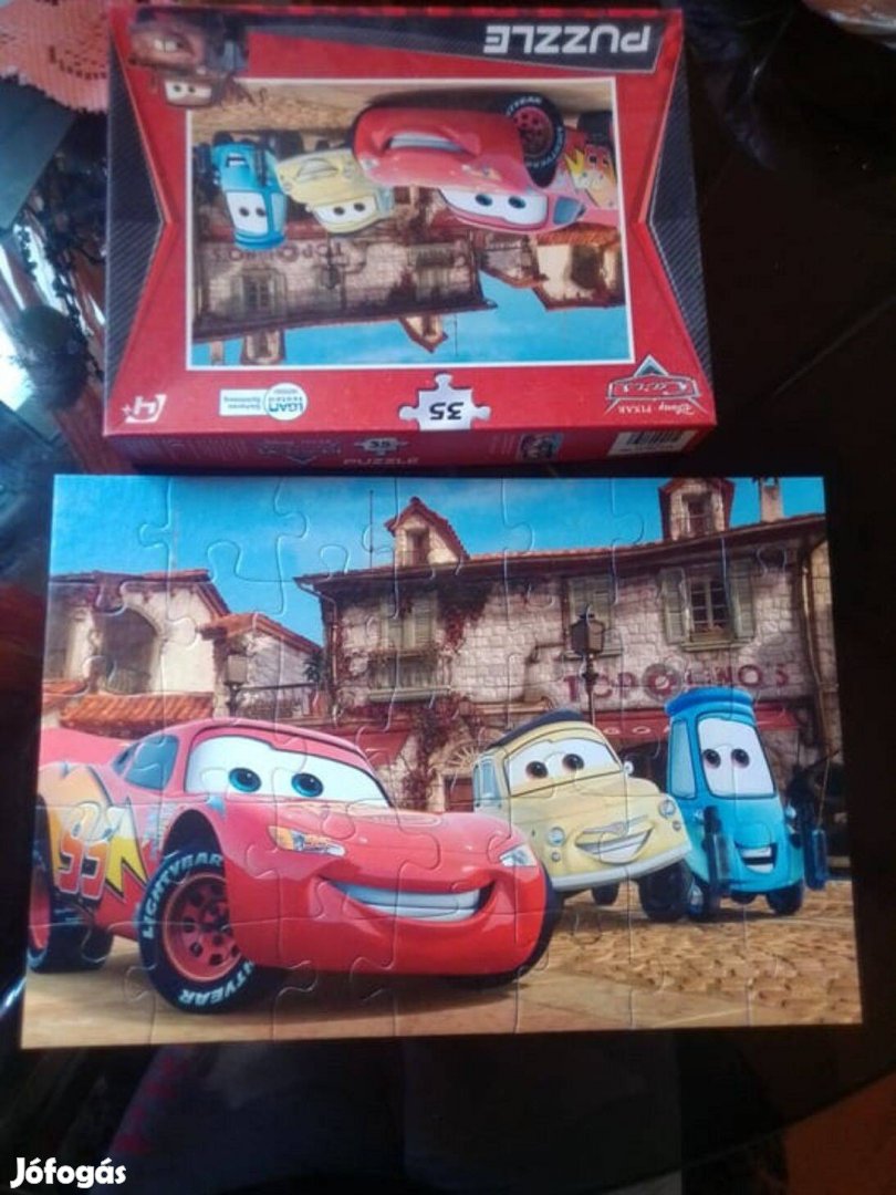 Cars puzzle kirakó játék