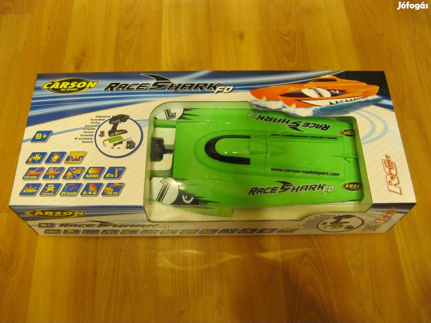 Carson Race Shark RC katamarán távirányítós hajó motorcsónak