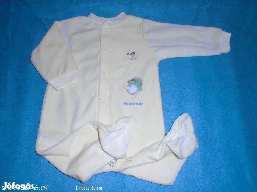 Carter's sárga és állat mintás rugdalózó 6-9 hó (méret 74)