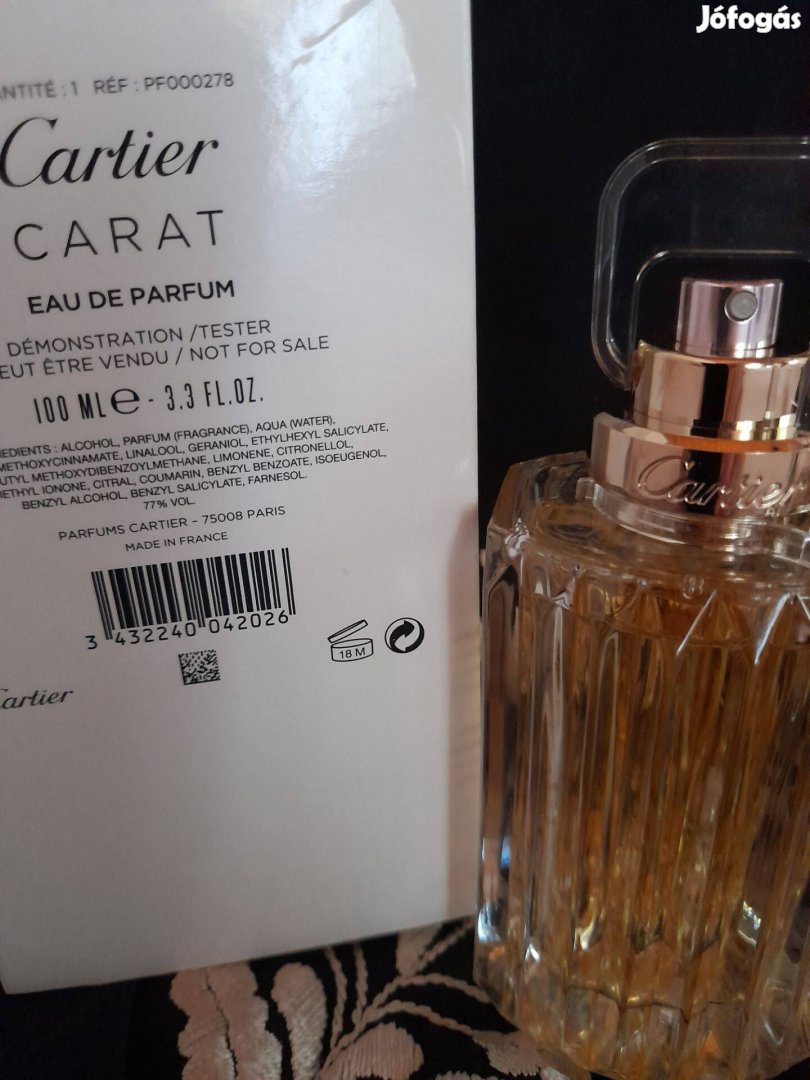 Cartier Carat 100 ml teszter