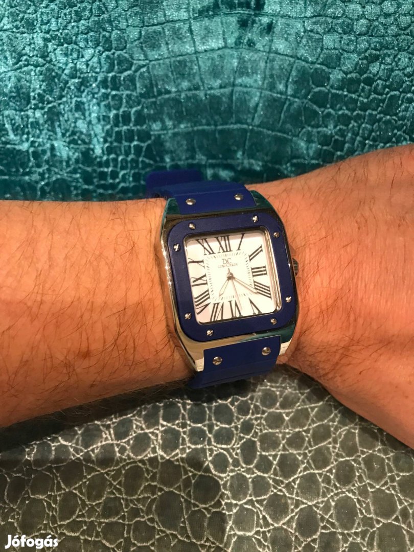 Cartier Santos hatású DC óra kávés pohárban