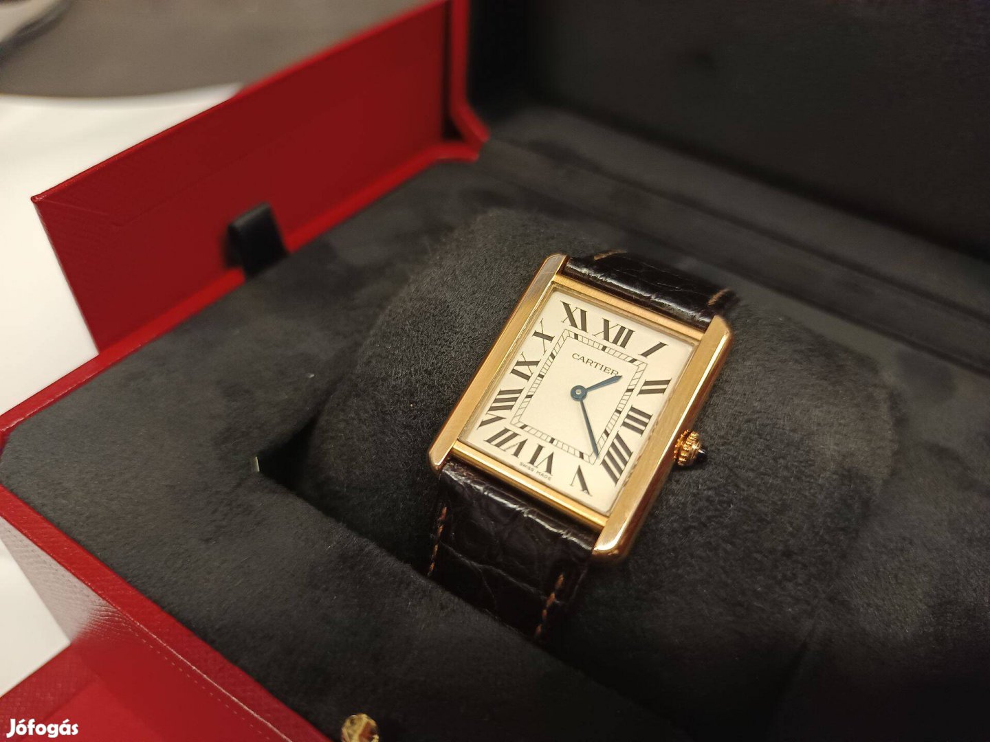 Cartier Solo Rosegold 3167 Férfi quartz aranyóra, Rolex,