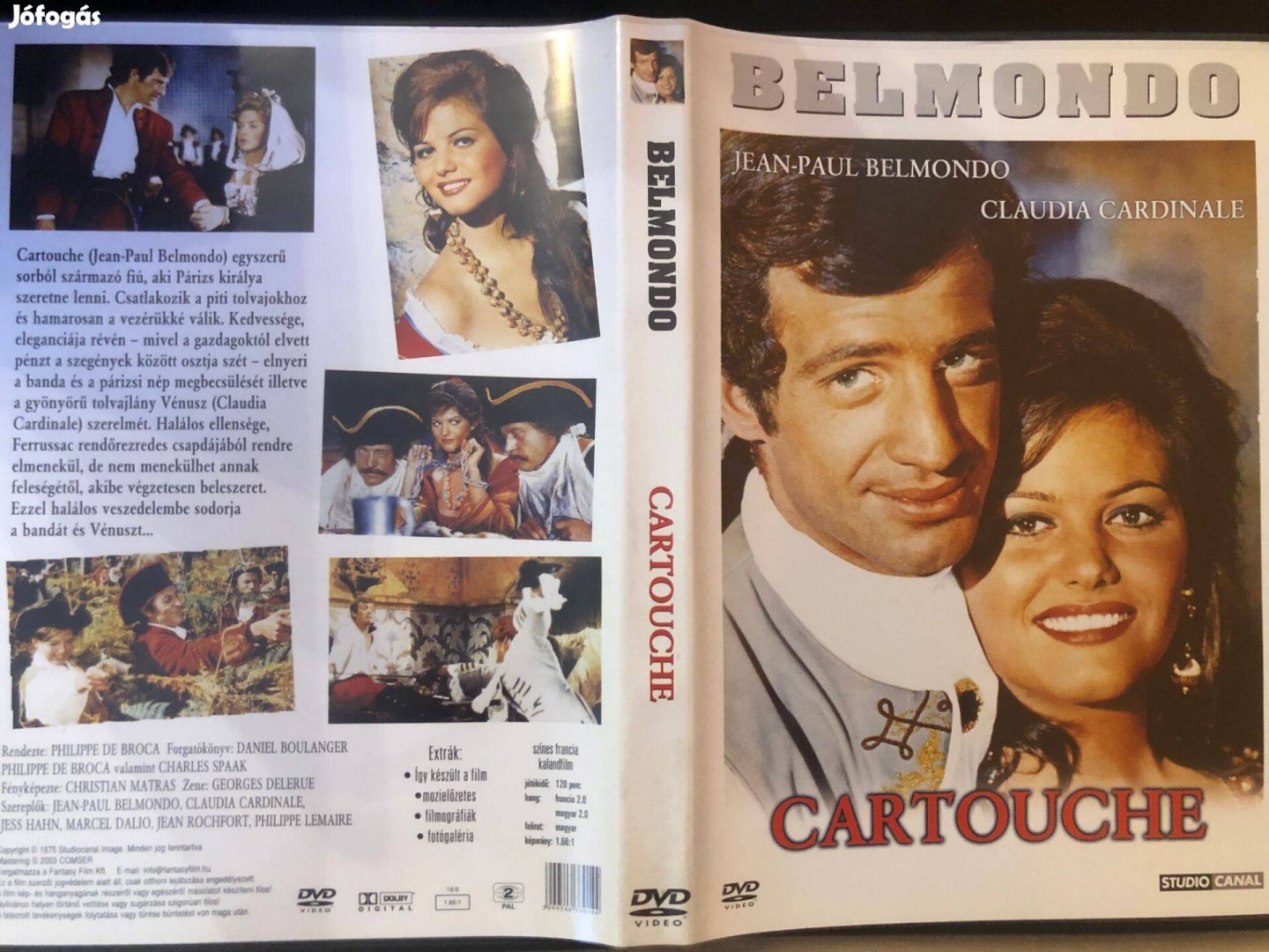 Cartouche (karcmentes, Belmondo) DVD