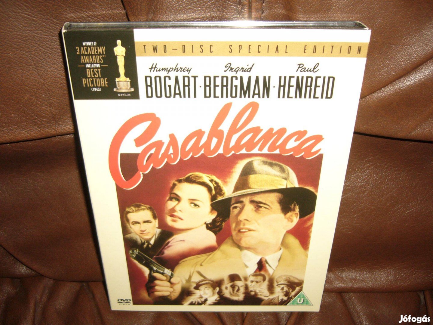 Casablanca . dupla dvd film . Cserélhető blu-ray filmre !