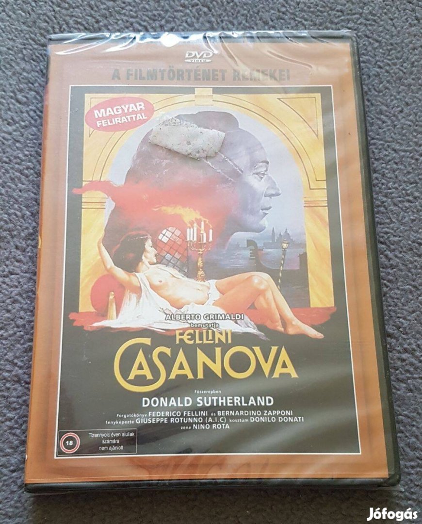 Casanova (Fellini) dvd (bontatlan)