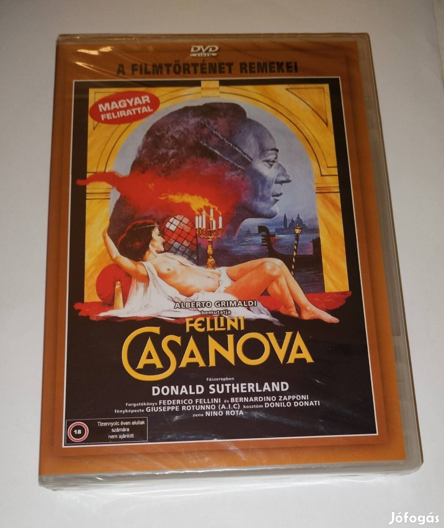 Casanova dvd Fellini feliratos 