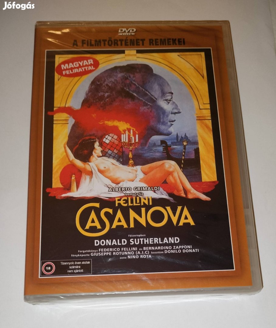 Casanova dvd bontatlan Fellini 