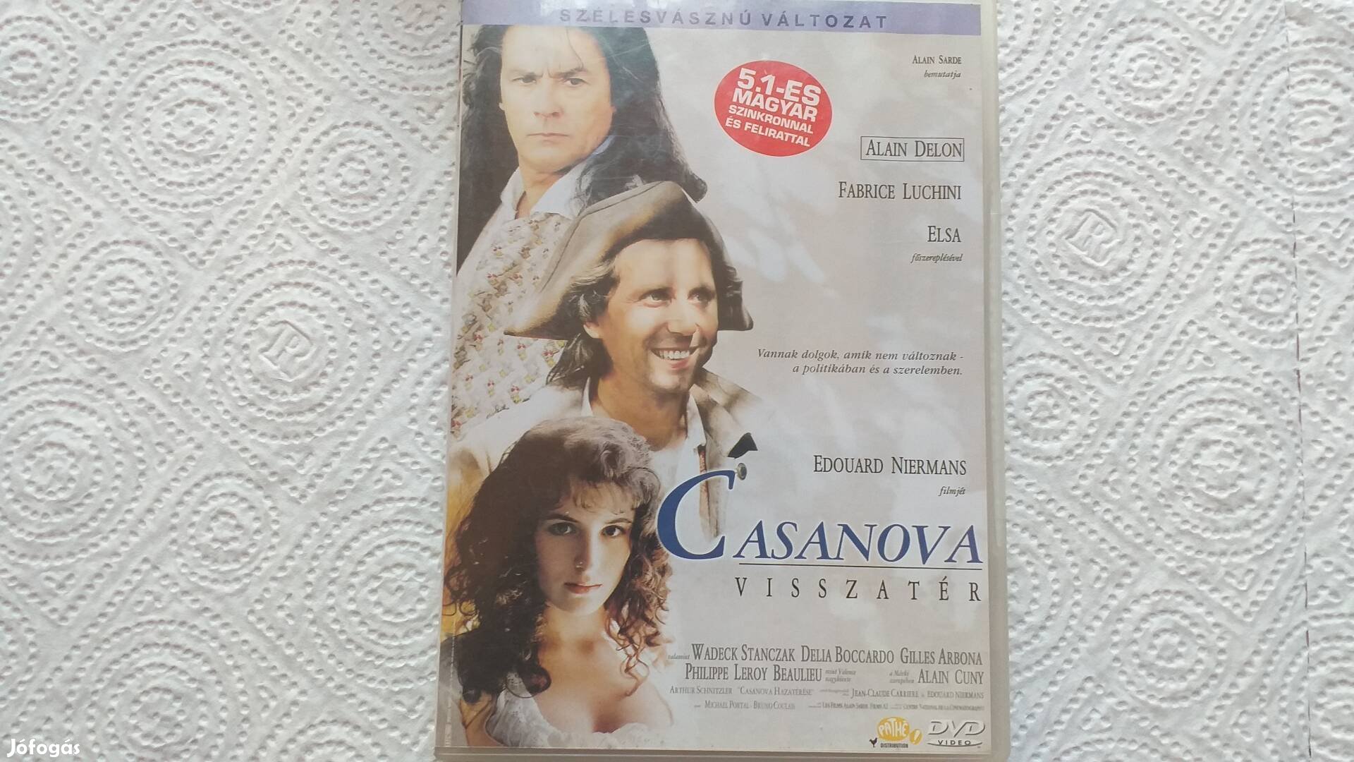 Casanova visszatér DVD-Alain Delon film