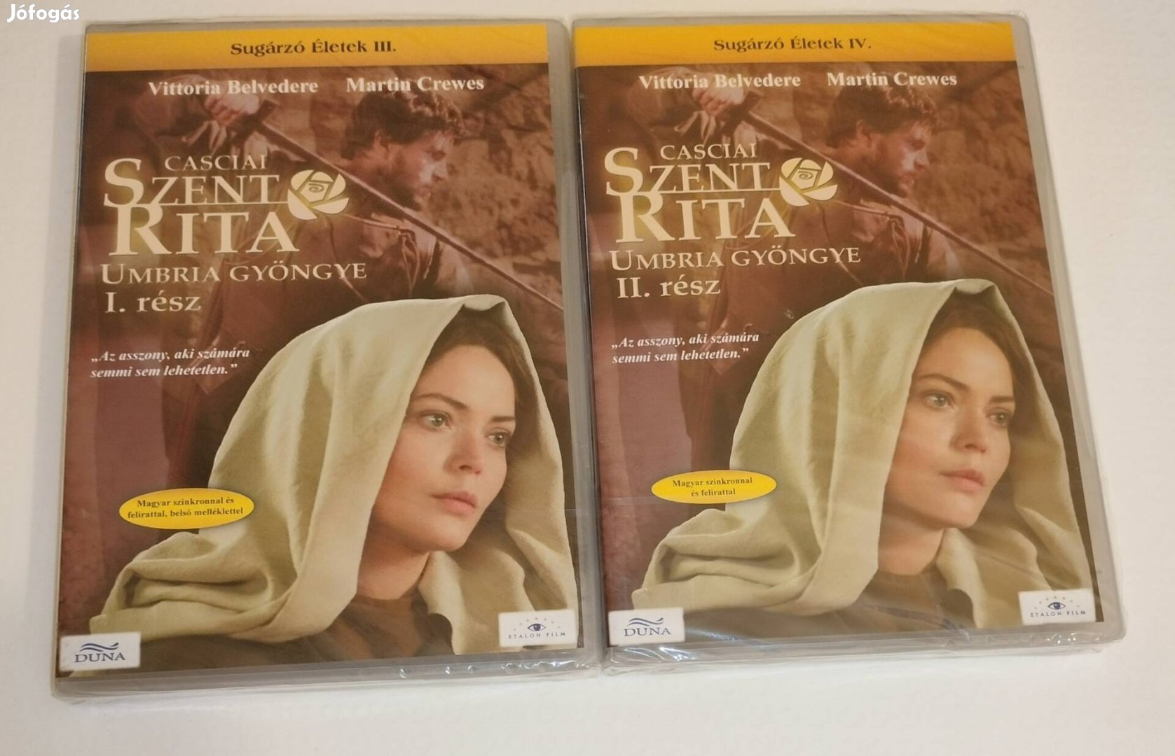 Casciai Szent Rita Umbria gyöngye dvd Sugárzó Életek bontatlan 