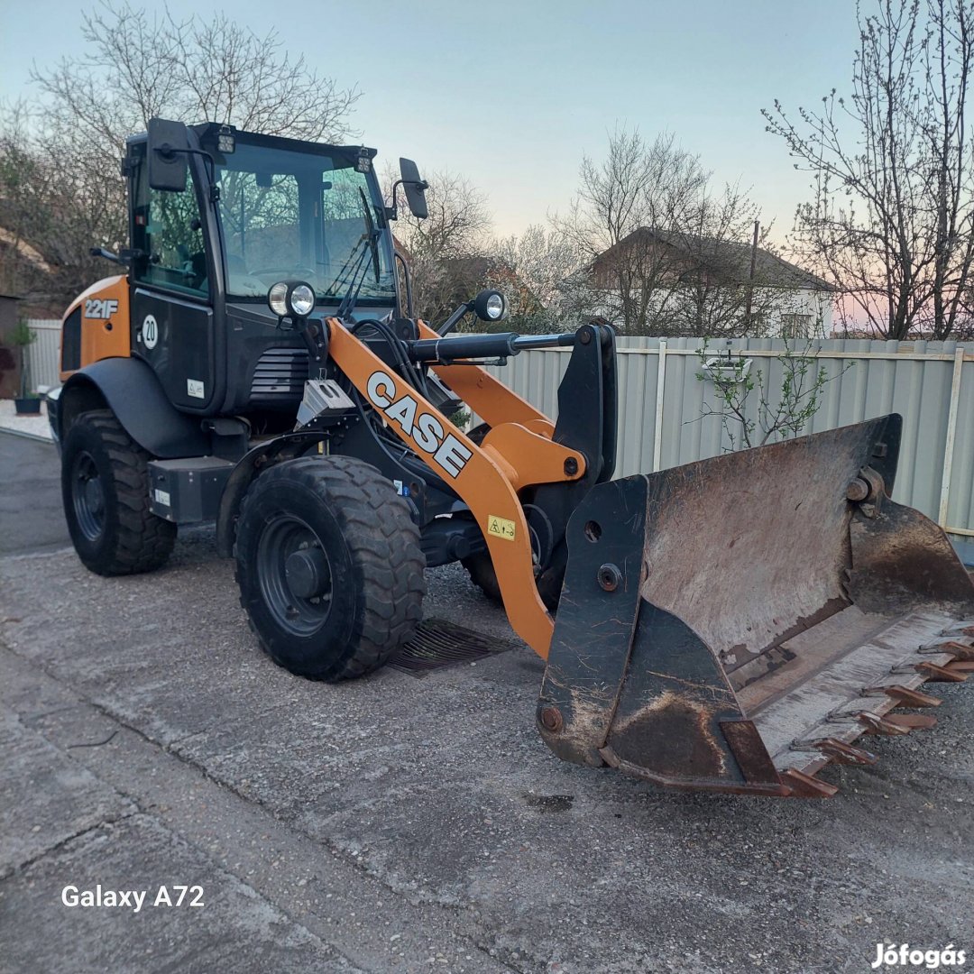 Case 221F rakodógép gép 
