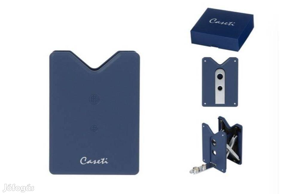 Caseti szivar fúró- és tartó egyben, nemesacél pengével-matt