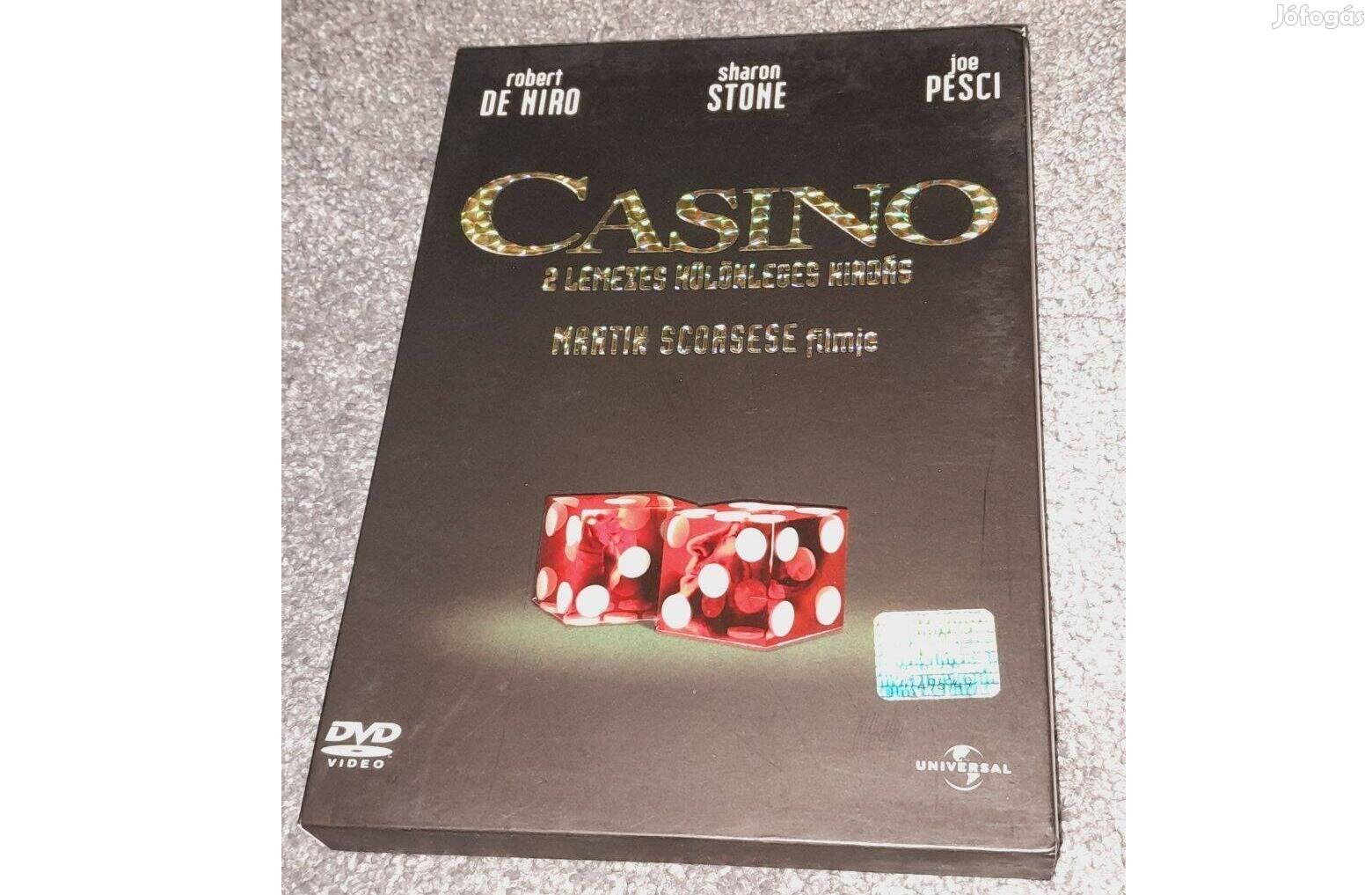 Casino DVD (1995) duplalemezes kiadás, papír feknis, Szinkronizált