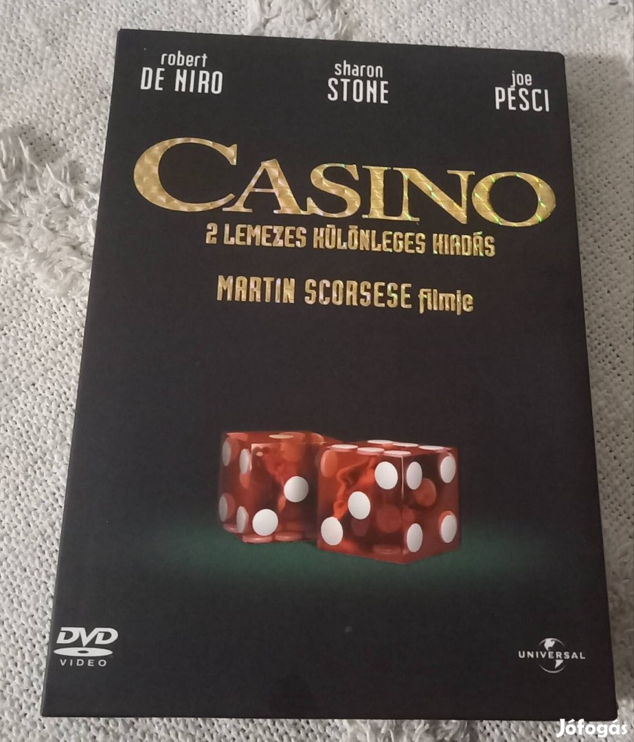 Casino - 2 dvd - extra változat - papírfeknivel