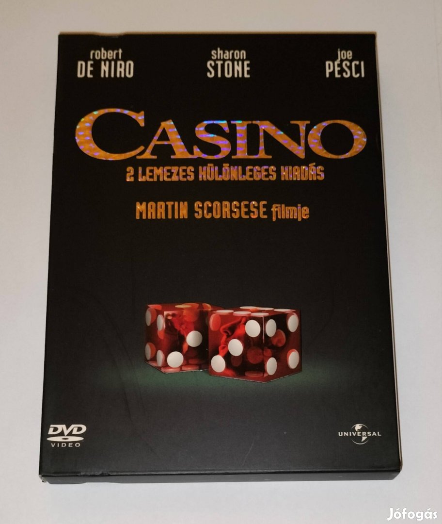 Casino díszdobozban dupla lemezes dvd