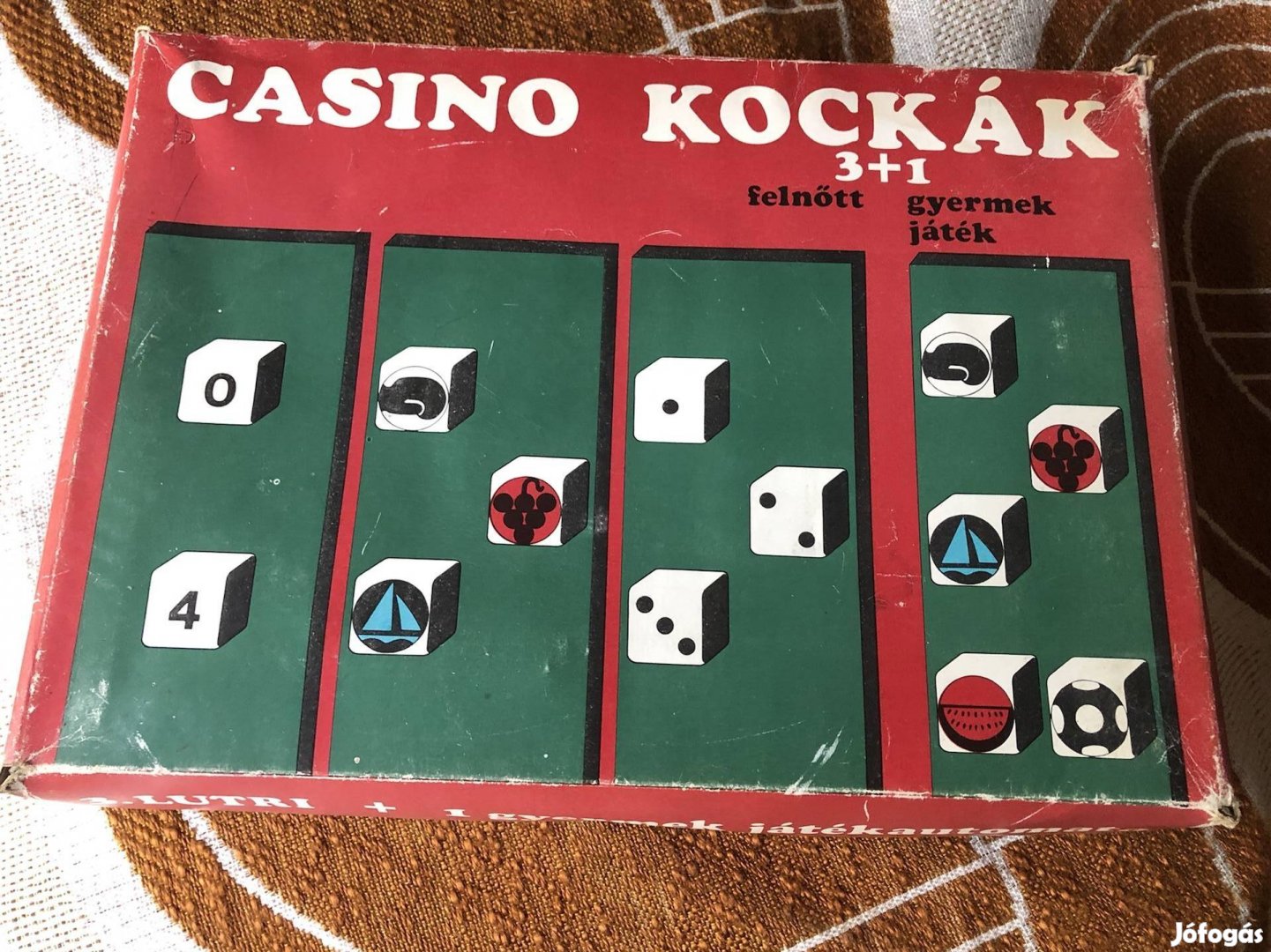 Casino kockák ,Retró társasjáték 2500 Ft 