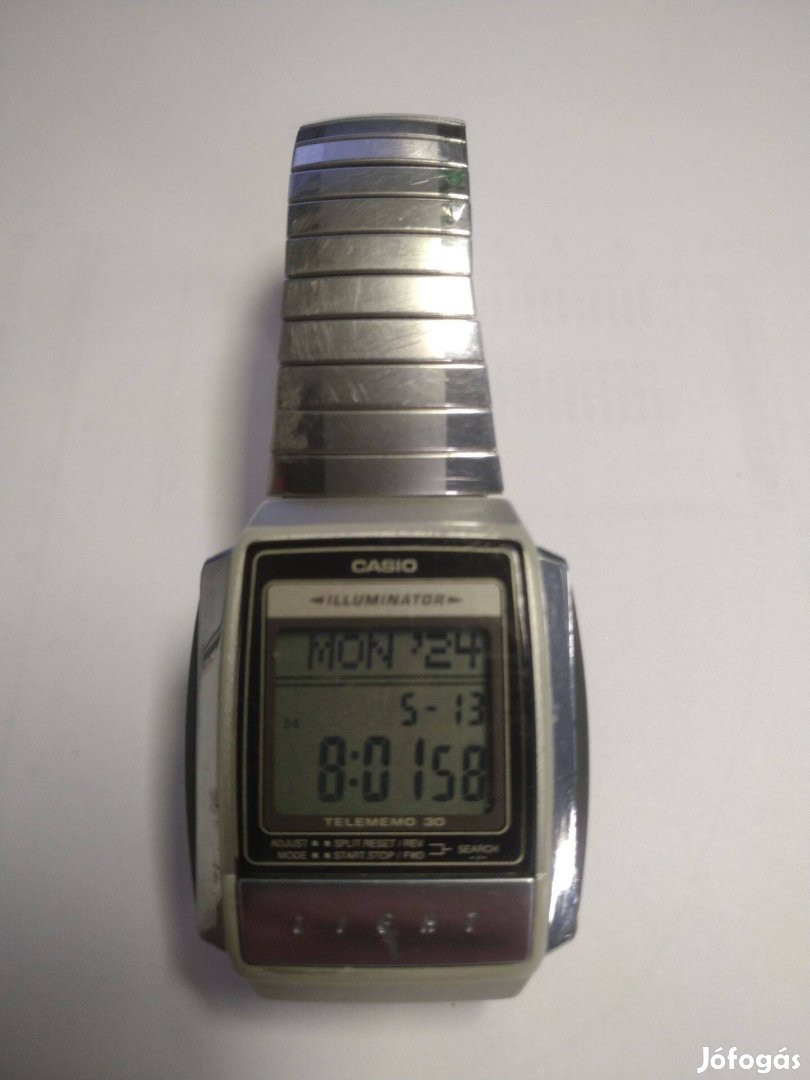 Casio 1637 A210 Telememo 30 férfi karóra retro