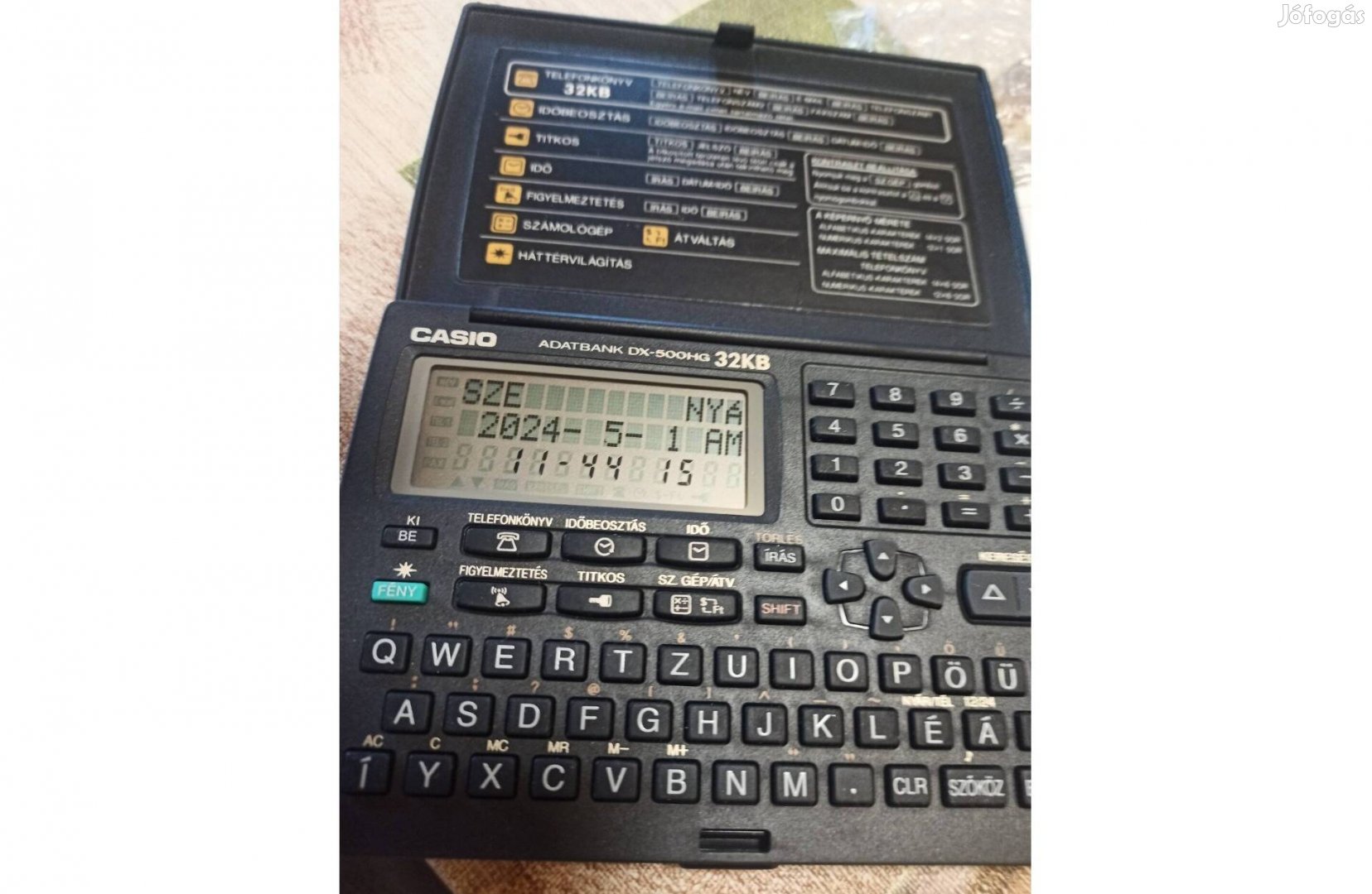 Casio Adatbank DX-500HG számológép