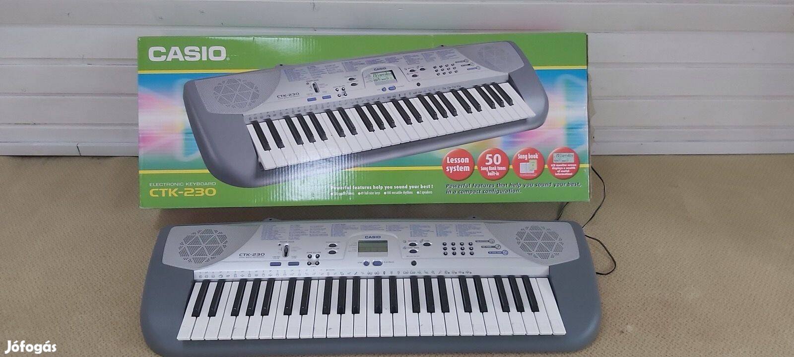 Casio CTK-230 típusú szintetizátor