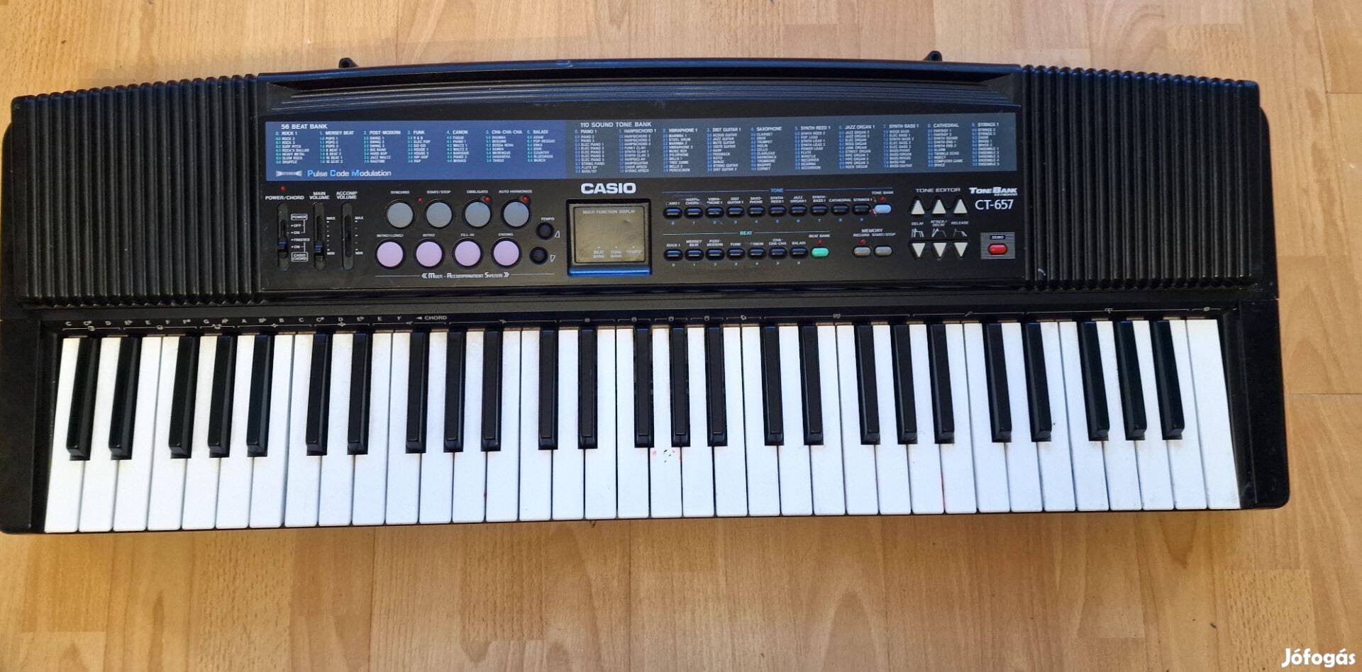 Casio CT 657 szintetizátor eladó