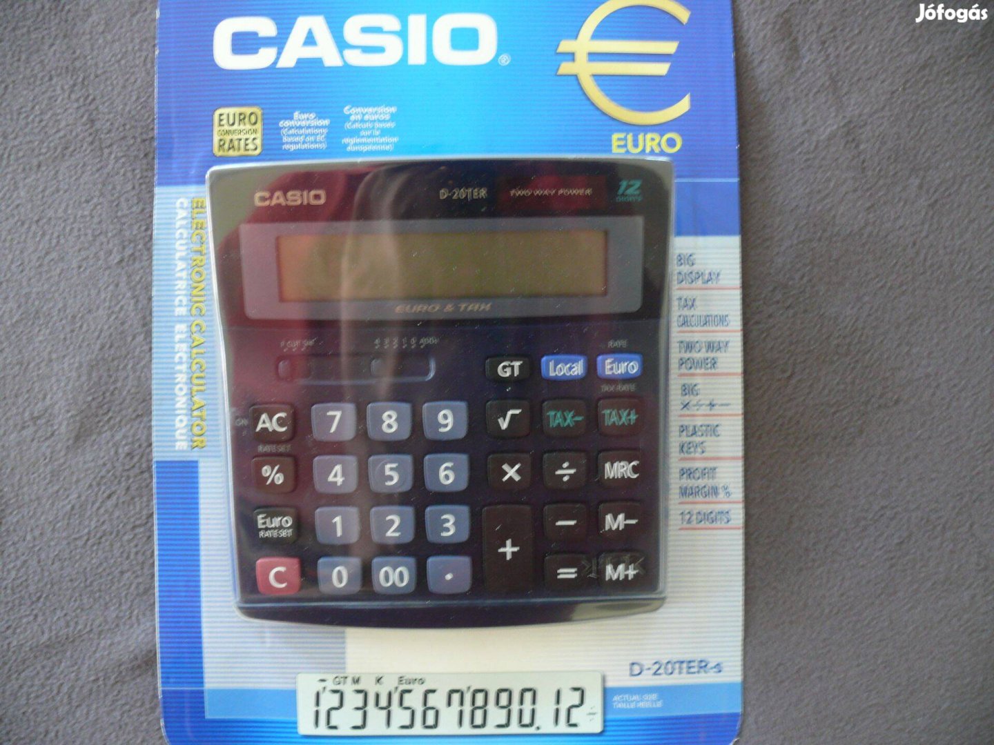 Casio D-20TER asztali számológép