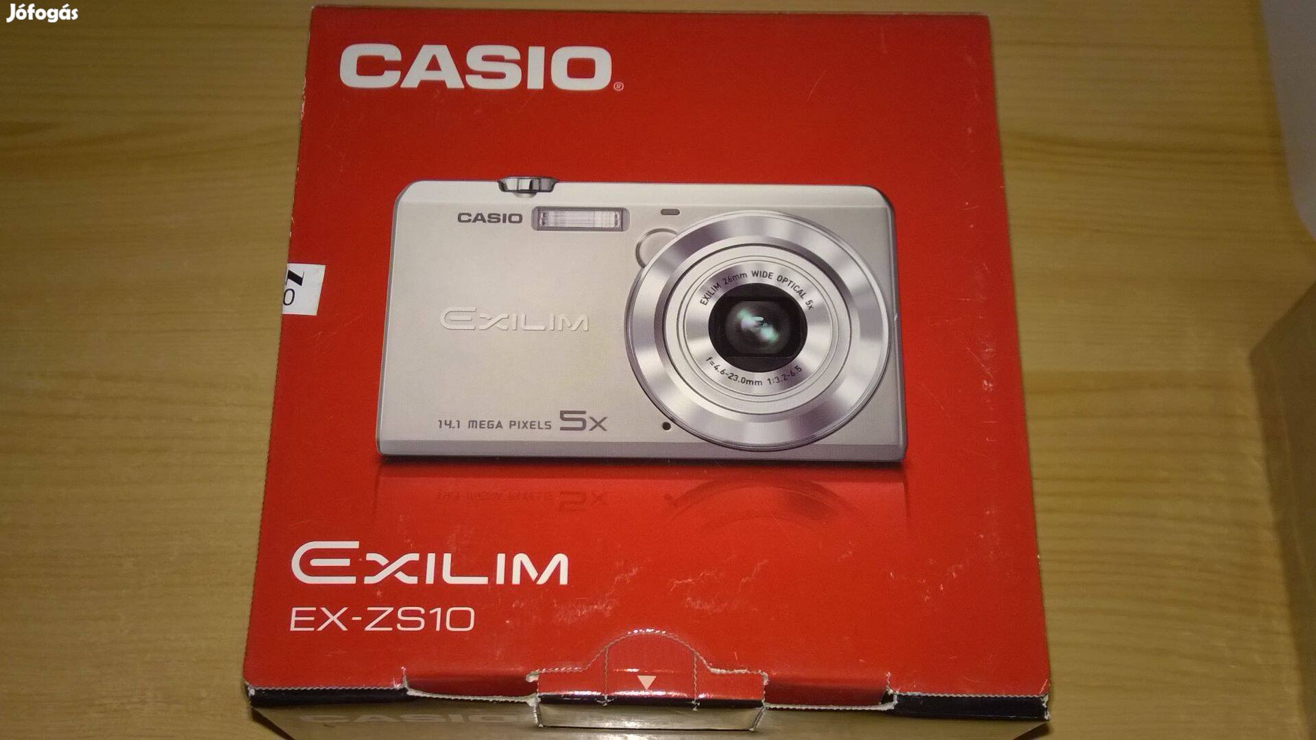 Casio EX-ZS10 kábel, doboz