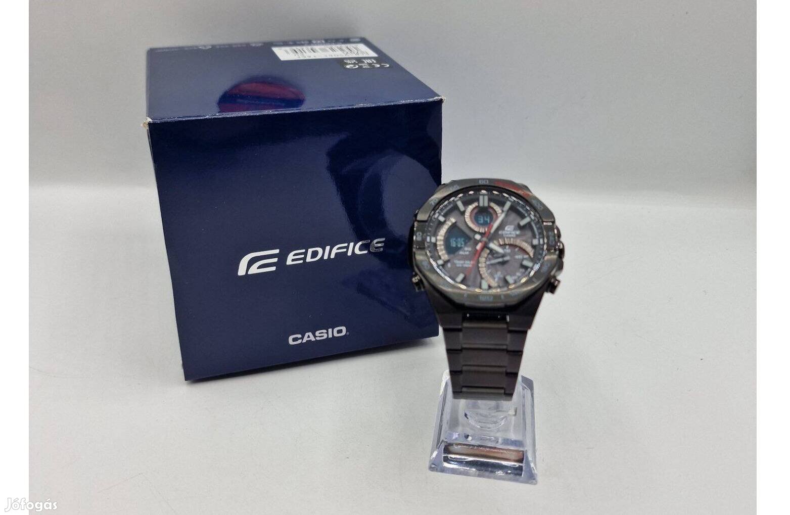 Casio Edifice ECB-950 férfi karóra, 49mm, Bluetooth, 1 év garancia