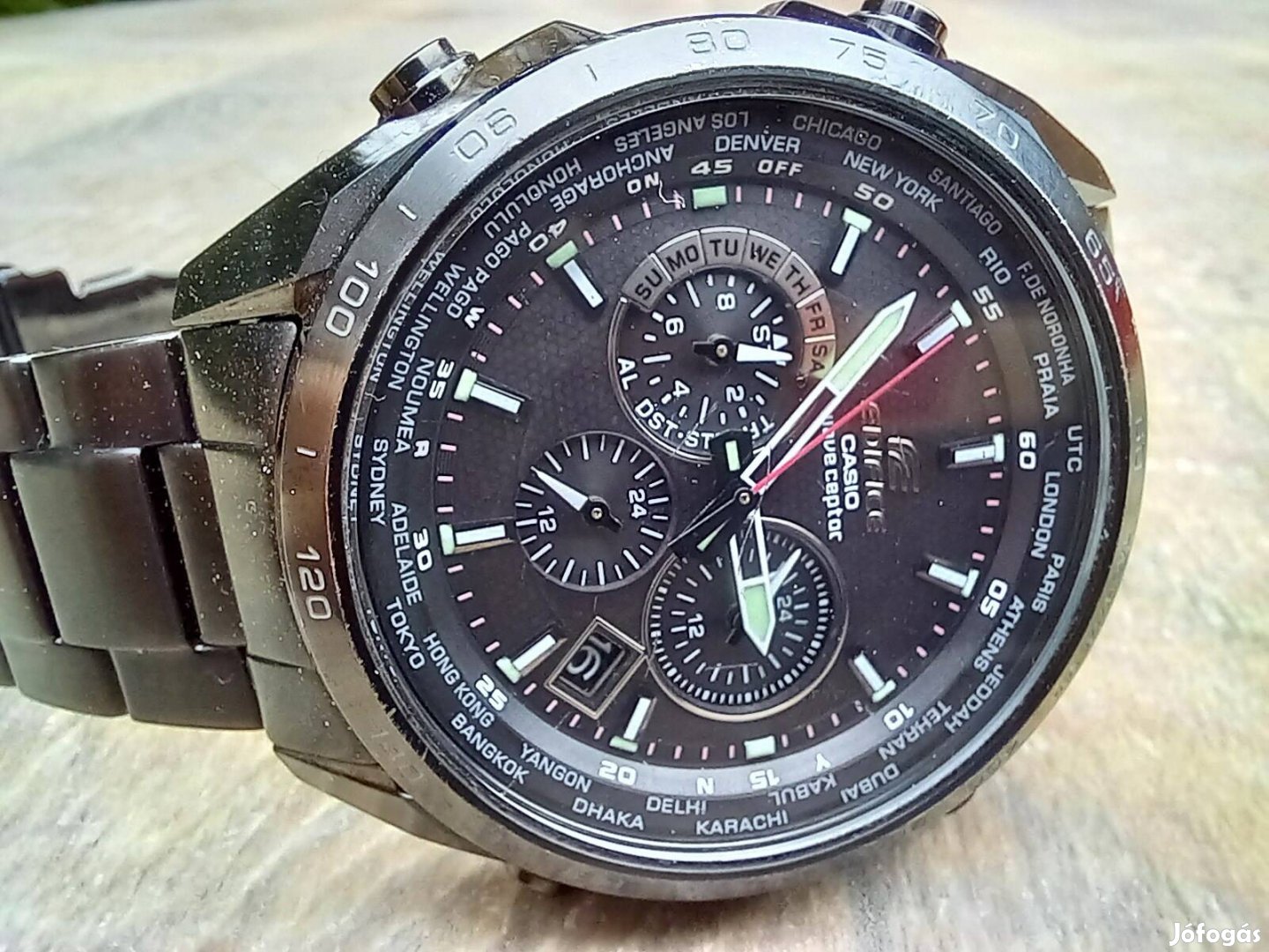 Casio Edifice Multiband használt állapotban eladó 